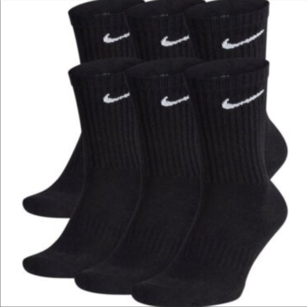 NIKE EVERYDAY COTTON CUSHIONED CREW SOCKS